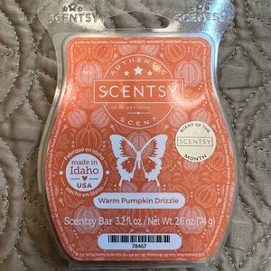 SCENTSY Warm Pumpkin Drizzle Wax Bar